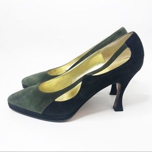 Claudio Merazzi Suede heels sz 7.5 B